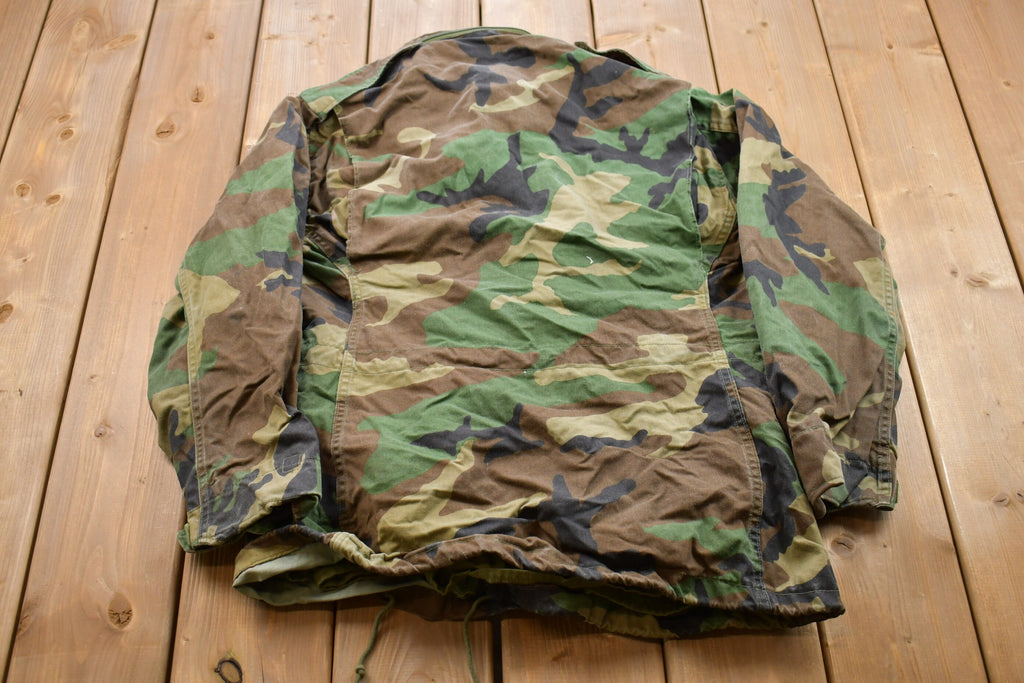 Vintage 2000 Military Camo Field Jacket