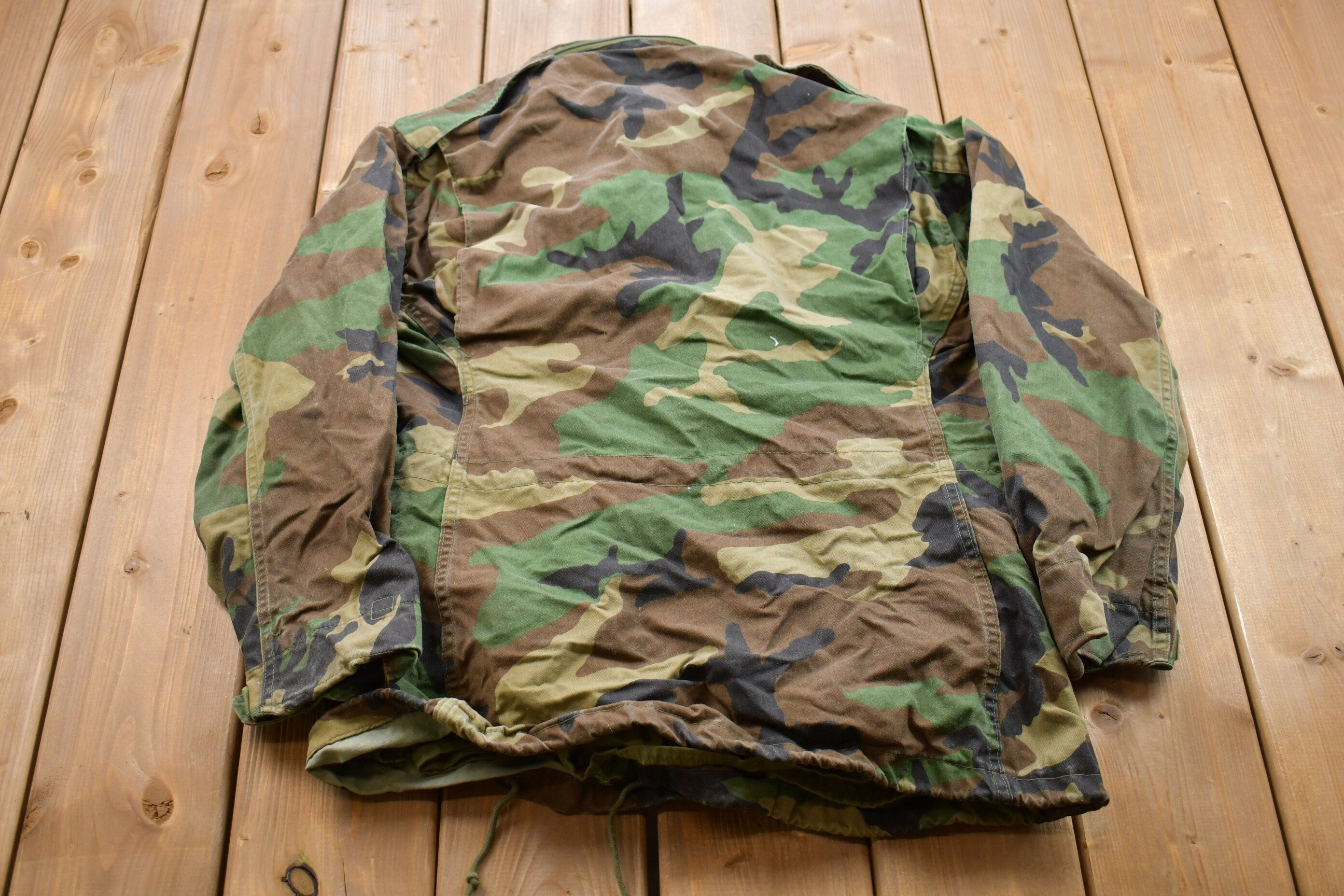 Vintage 2000 Military Camo Field Jacket