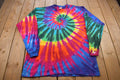 Vintage 1990s Sun Dog Tye Dye Long Sleeve Shirt