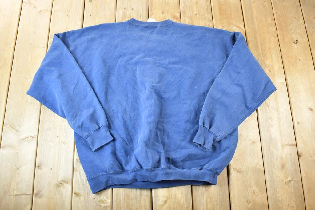 Vintage 1990s Speedo Rubber Patch Souvenir Crewneck Sweatshirt Made In USA
