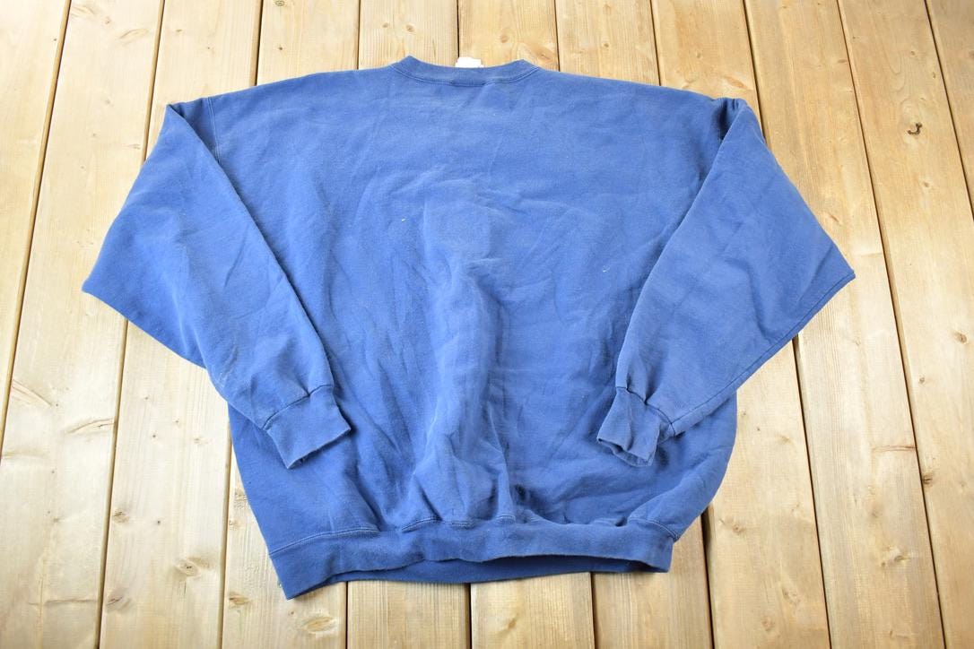 Vintage 1990s Speedo Rubber Patch Souvenir Crewneck Sweatshirt Made In USA