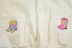Vintage 1990s Boot Scootin Babe Cardigan Sweater