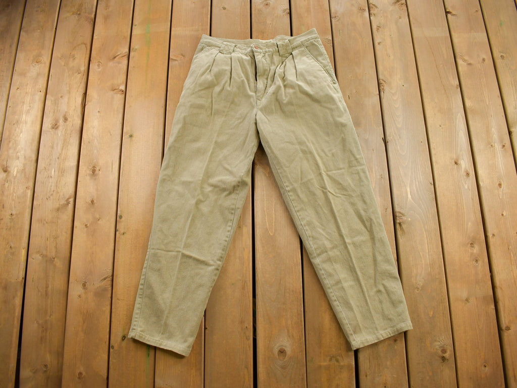 Vintage 1980s 'YES' Khaki Pants