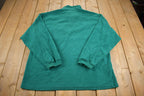 Vintage 1990s Colombia Quater-Zip Fleece Sweater
