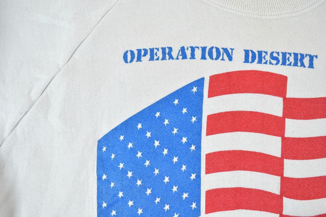 Vintage 1991 Operation Desert Storm Military Crewneck Sweatshirt