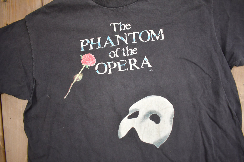 Vintage 1990s The Phantom Of The Opera Musical T-shirt