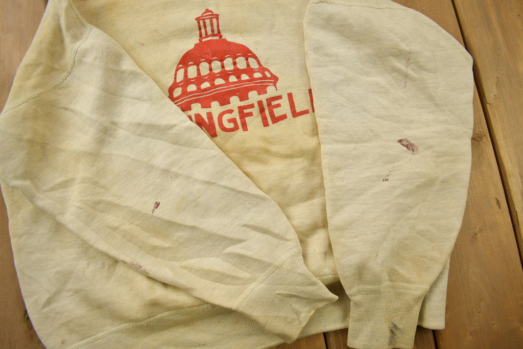 Vintage 1950s Crewneck Spring Field College Collegiate Wear