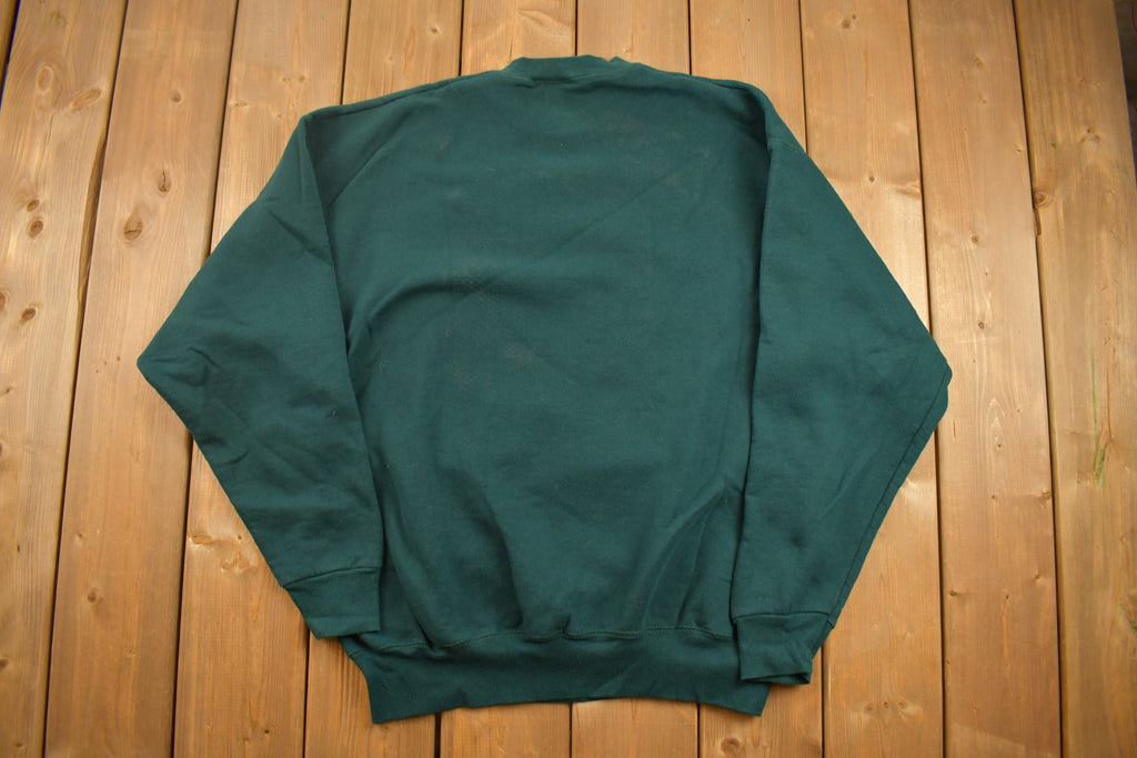 Vintage 1990s BVD Green Blank Crewneck Sweatshirt