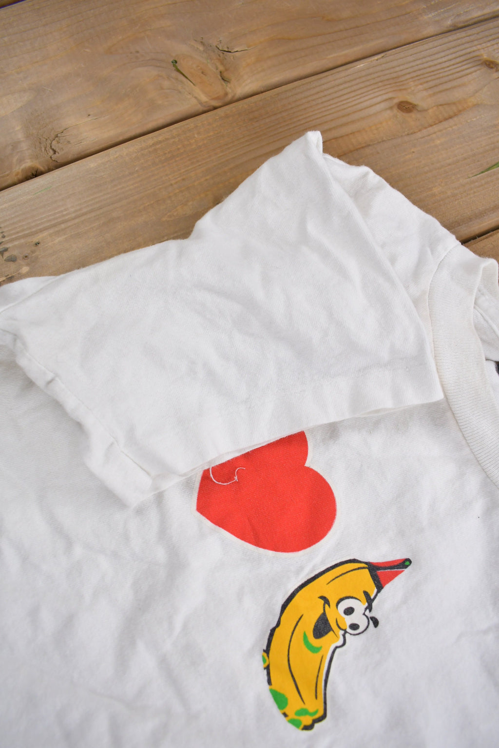Vintage 1990s I Heart Bananas "Don't Sweat The Petty Things Pet The Sweaty Things" Graphic T Shirt
