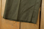 Vintage 1960s Military Army Wool Field Trousers Olive Drab Pants Men's 35 x 31