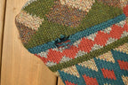 Vintage 1990s Patterned Knitted Crewneck Sweater / Vintage 90s Crewneck / All Over Pattern / Colourful / Hand Knit / Made In Ireland