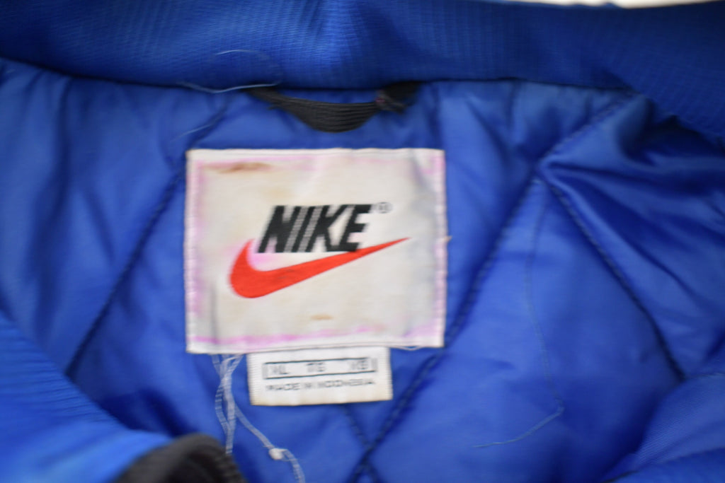 Vintage 1990s Nike Embroidered Swoosh Puffer Jacket