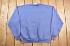 Vintage 1990s Cute Fishing Moose With Bird on Its Head Christmas Sweater