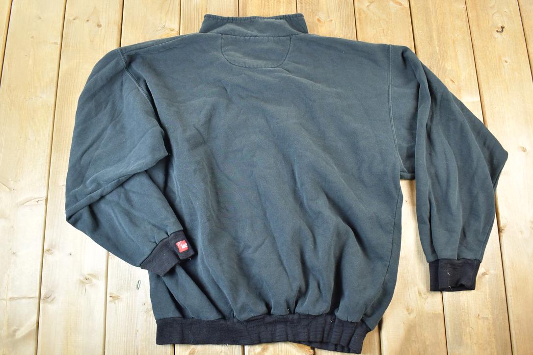 Vintage 1990s Lions Pride Quarter Button Crewneck Sweatshirt Mens XL
