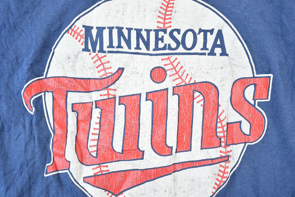 Vintage 80s Minnesota Twins T-Shirt: MLB Graphic Tee, Made in USA, Mens S