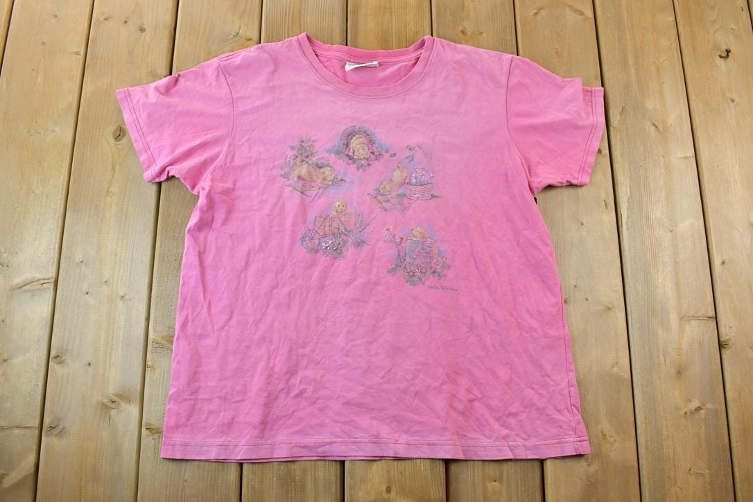 Vintage 1990s Northern Reflections Sleepy Puppy Graphic T-Shirt