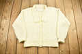 Vintage 1990s Knitted Blank Cardigan Sweater