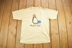 Vintage 1986 The Washington Post Writers Group Penguin Lust Graphic T Shirt