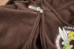 Vintage 1990s Tinker Bell Disney Hoodie  Vintage Sweatshirt  Vintage Disney  Tinker Bell  Embroidered  Vintage Tinker Bell  90s Disney