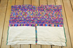 Vintage 1940s 1950s Bohemian Hand Loomed Poncho Jacket