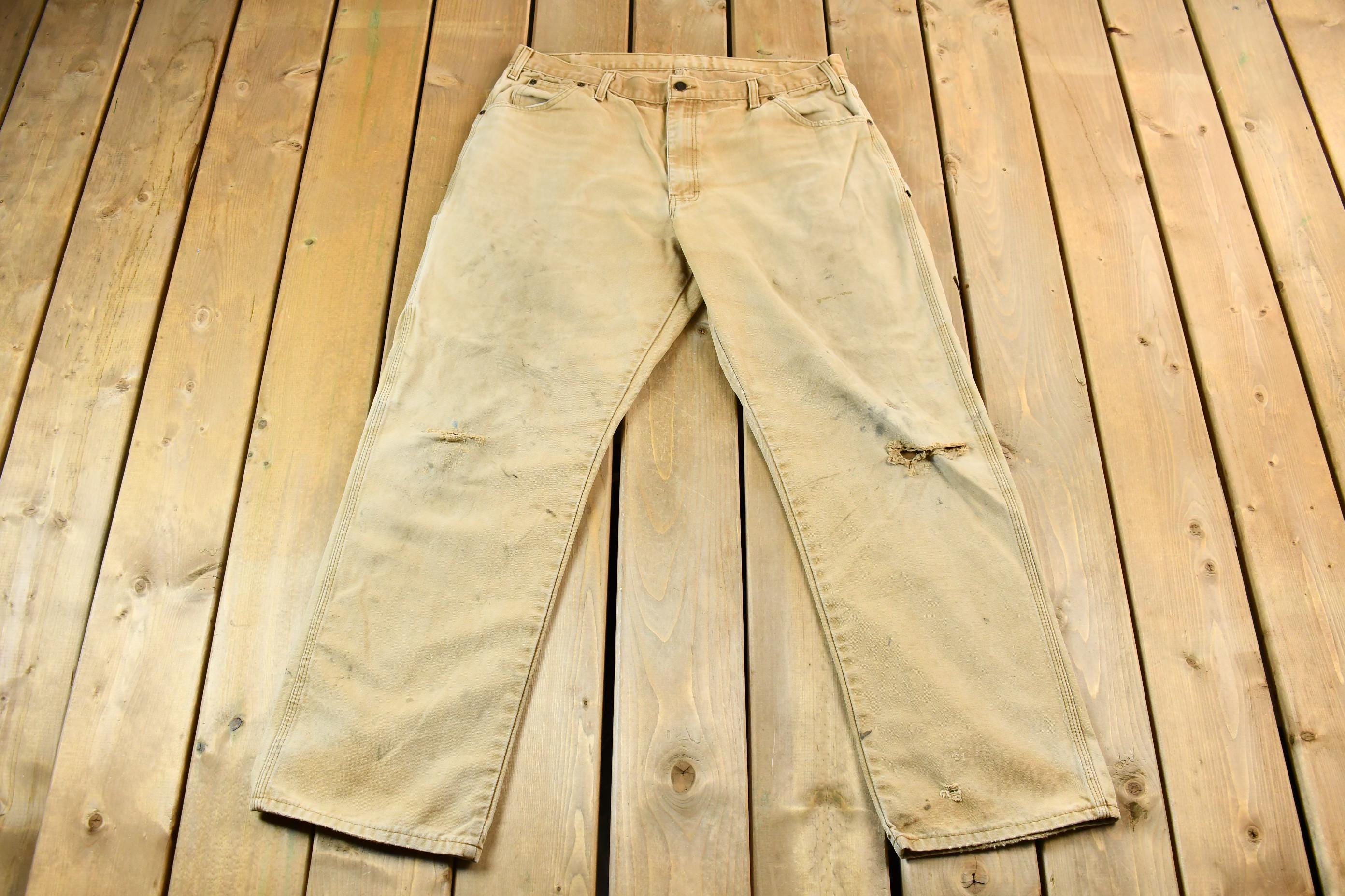 Vintage 2000s Tan Dickies Carpenter Work Pants Size 36 x 31