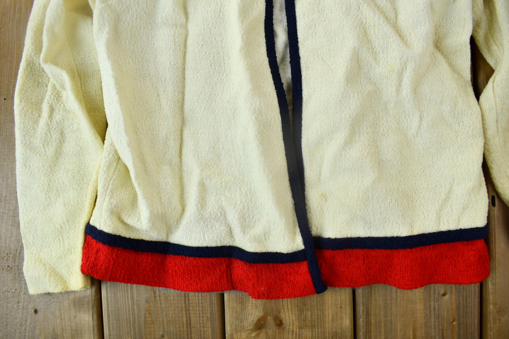Vintage 1990s Susan Laurie Womens Open Knit Cardigan Sweater