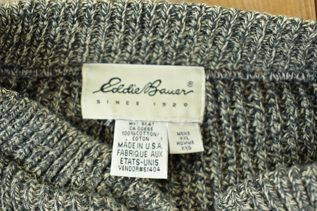 Vintage 1990s Eddie Bauer Heavy Knit Crewneck Sweater