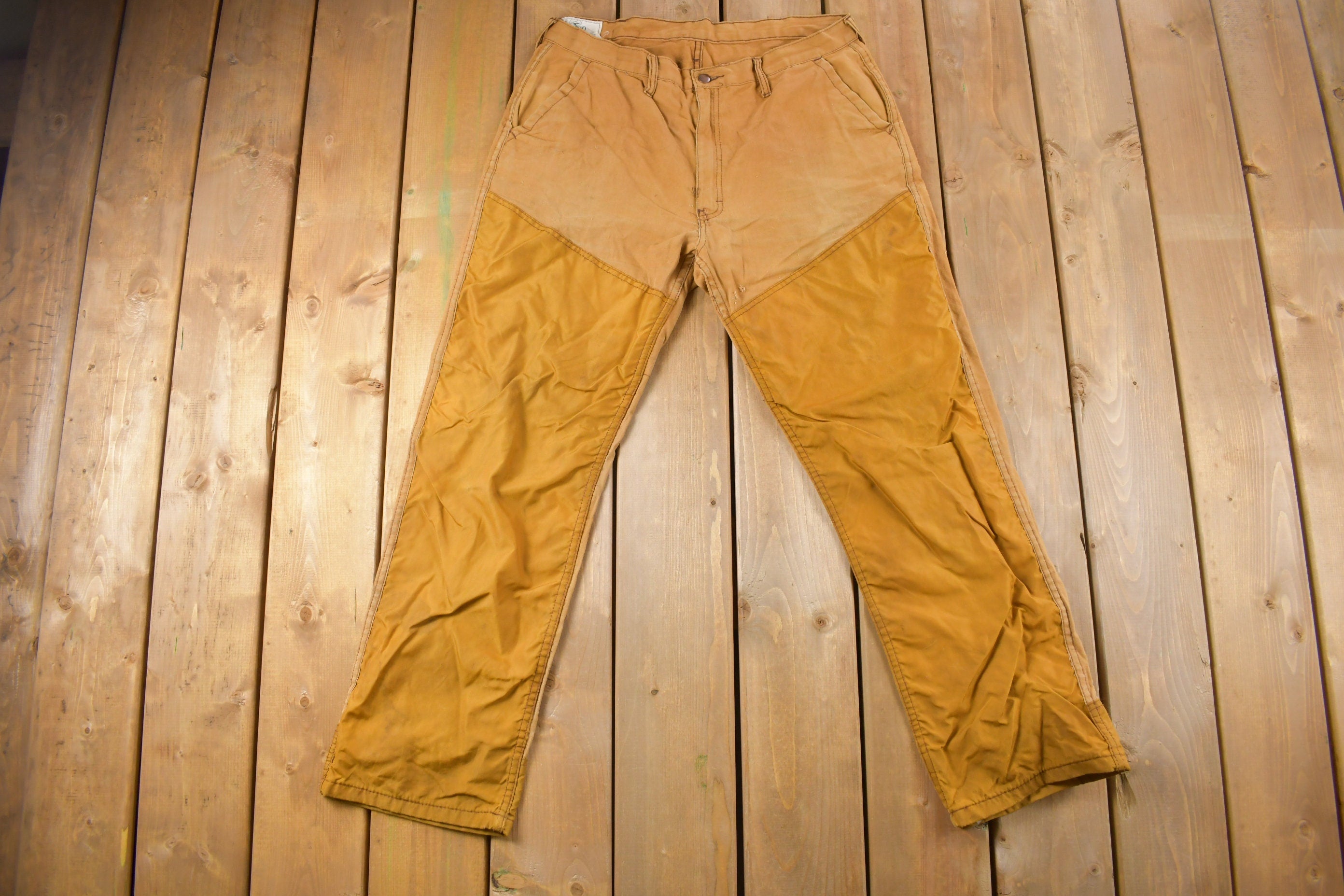 Vintage 1980's Red Head Nylon Double Knee Hunting Pants 32 x 30