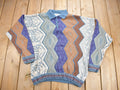 Vintage 1990s Carlo Alberto 3D Coloured Cable Knit Sweater