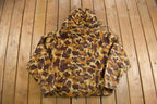 Vintage 1990s Game Hide Camouflage Hunting Jacket