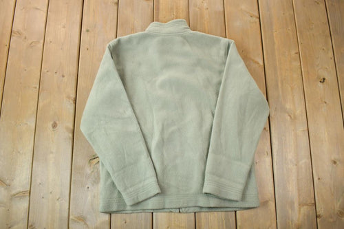 Vintage 1990s Courtney And Co Full Zip Fleece Sweater / Outdoorsman / 90s Sweater / Streetwear / Hiking / Fleece Zip up