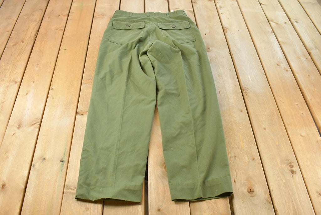 Vintage 1980s Military OG 507 Army Fatigue Pants Men's 32 x 31