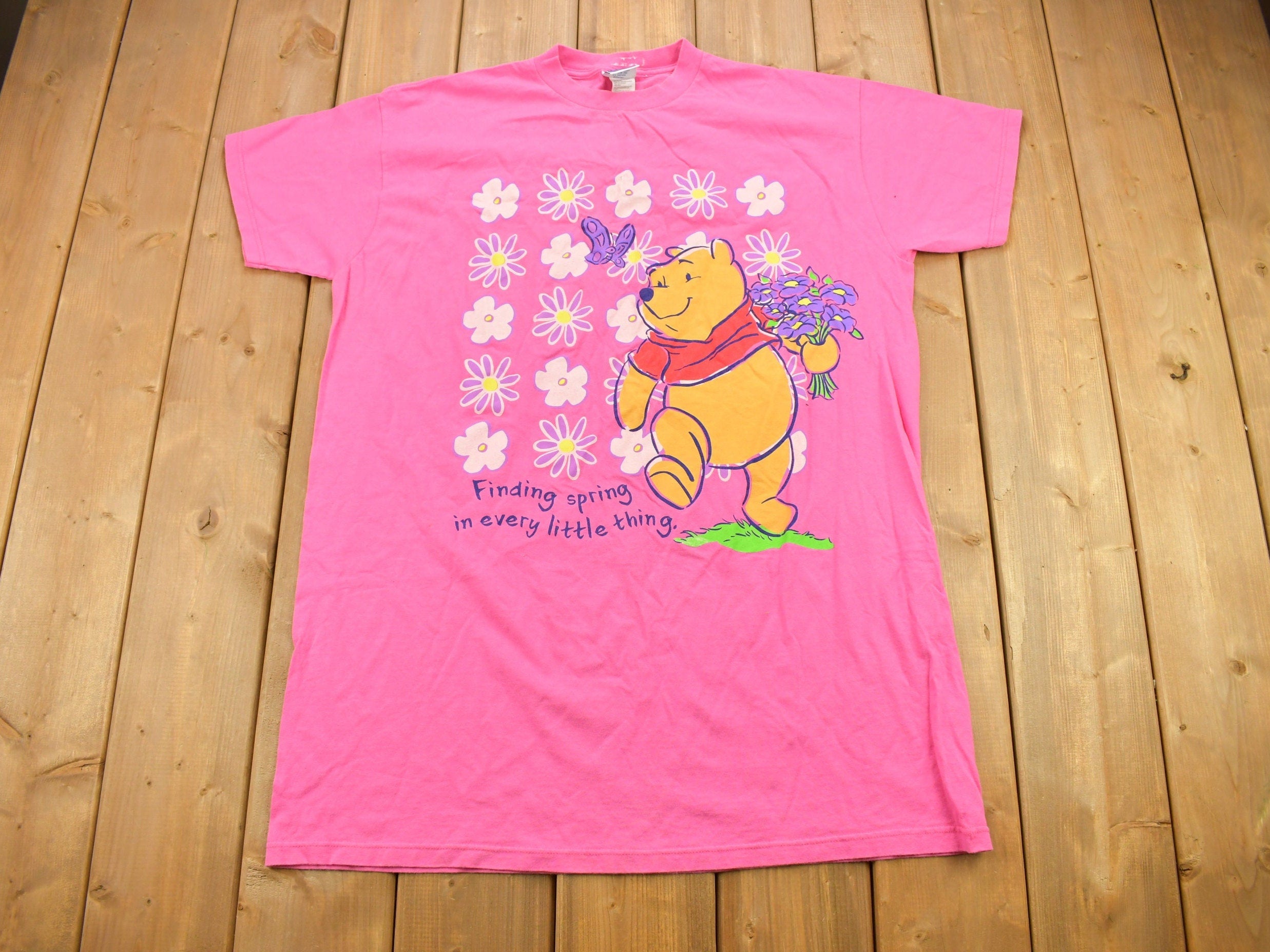 Vintage 1990s Winnie The pooh Disney Cartoon Lounge Shirt