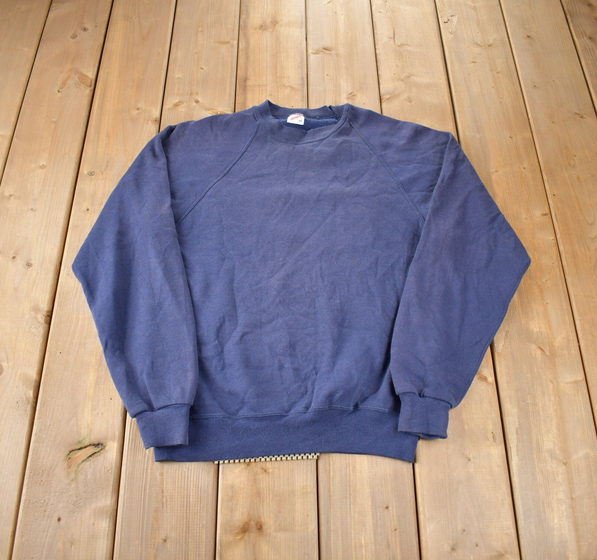 Vintage 1980s Jerzees Blank Crewneck Sweatshirt Made In USA