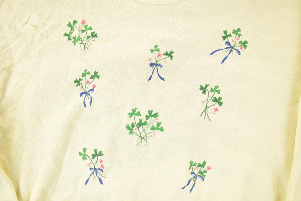 Vintage 1990s Multi Flower Cute Crewneck Sweatshirt Men's M