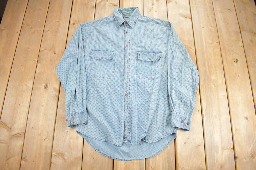 Vintage 1990s Cover Dotted Button Up Shirt