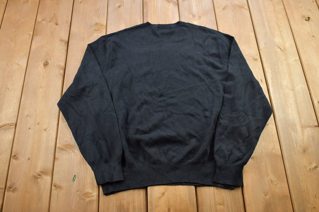 Vintage 1990s Polo Ralph Lauren Blank V-Neck Sweatshirt