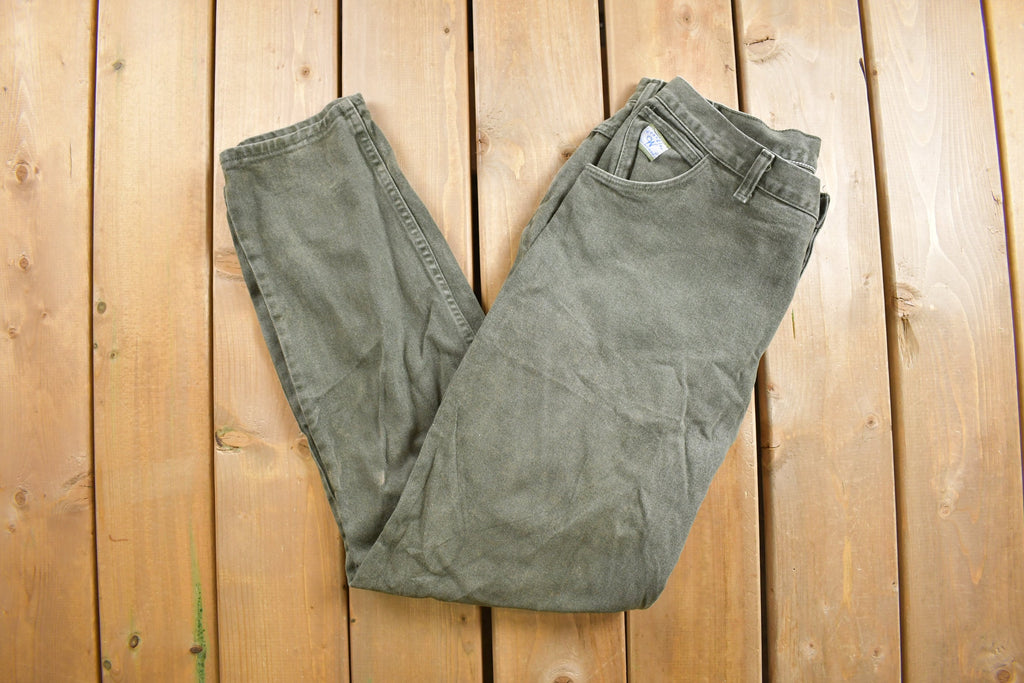 Vintage 1990's Green Wrangler Jeans 32 x 30