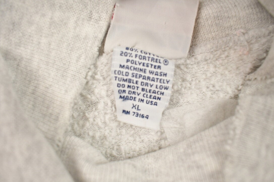 Vintage 1990s Grey Blank Turtleneck Sweatshirt