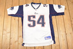 Vintage Y2K Reebok New England Patriots Tedy Bruschi NFL Jersey Men's L / Football Fan Apparel / 2000s Sportswear / Single Stitch Tee