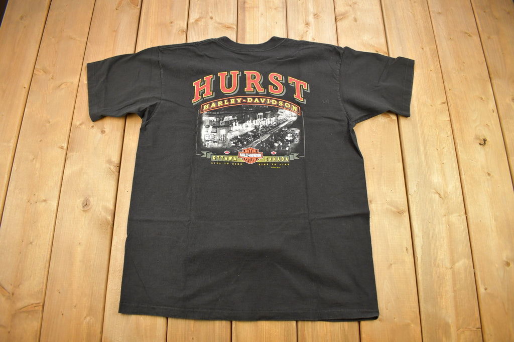 Vintage 1997 Hurst Harley Davidson Ottawa Canada T-Shirt