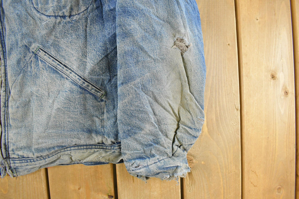 Vintage 1980s Osh Kosh B'Gosh Denim Full Zip Jacket Men's L