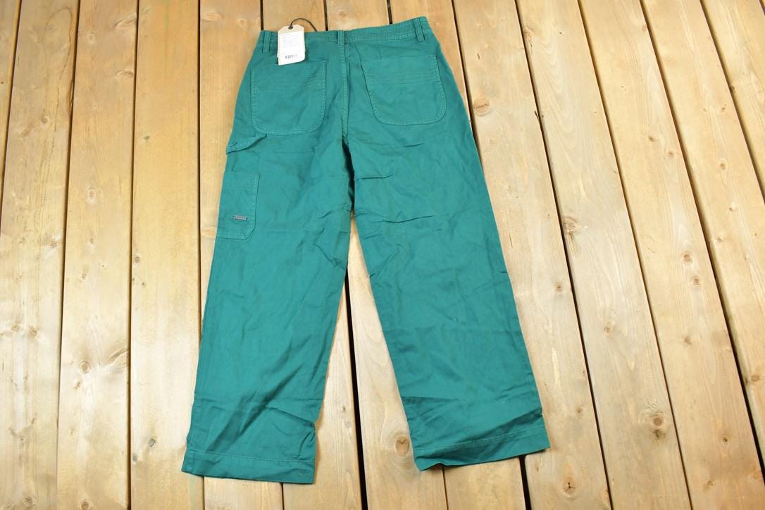 Vintage 1990s Deadstock Green Denim Jeans Size 24  Vintage Denim  Vintage Levis  Retro Jeans