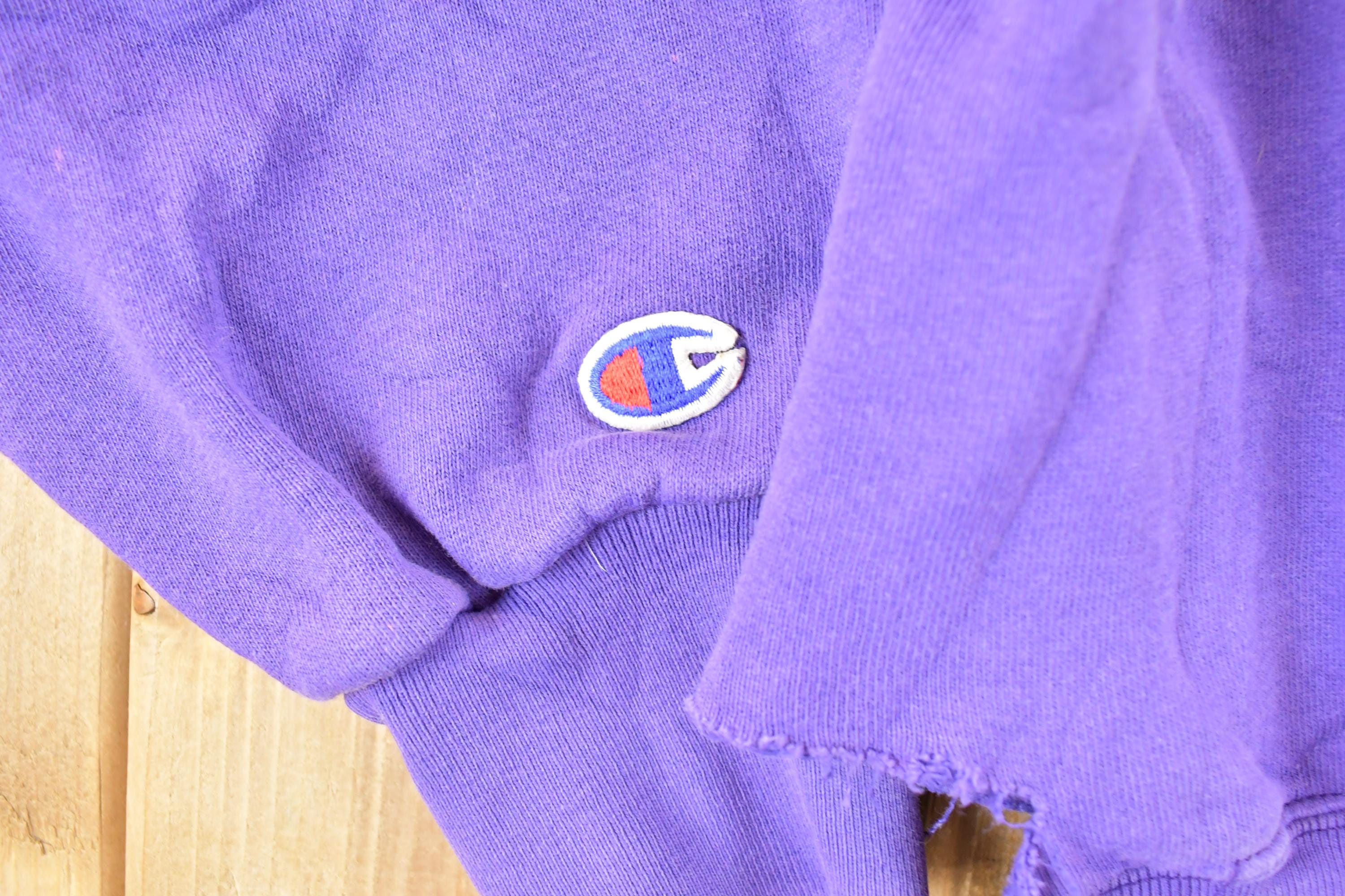 Vintage 1996 Minnesota Vikings Authentic Proline Champion Distressed NFL Crewneck Sweatshirt Men's L