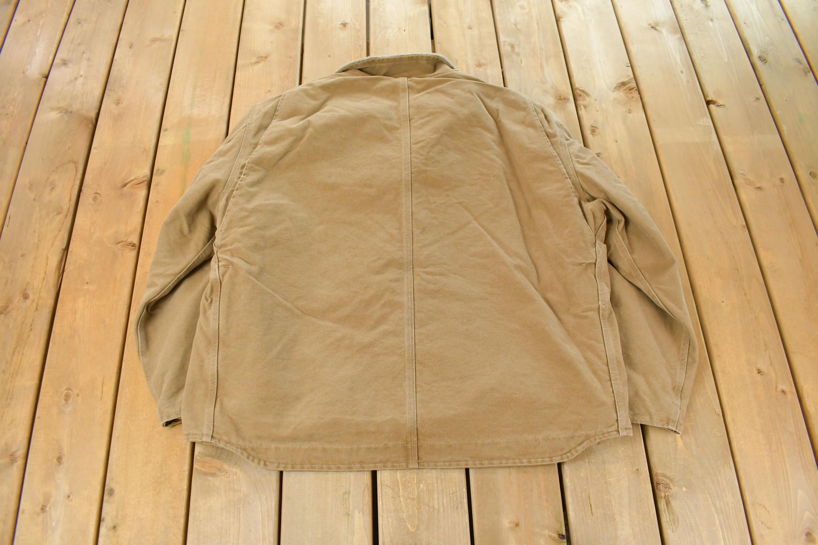 Vintage 1990s Carhartt Sherpa Lined Jacket Men's 2XL