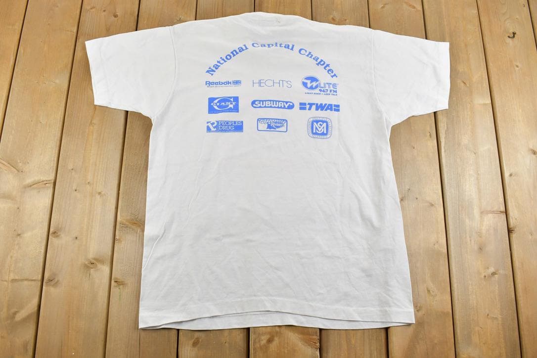 Vintage 1990s Super Cities MS Walk Souvenir T-Shirt