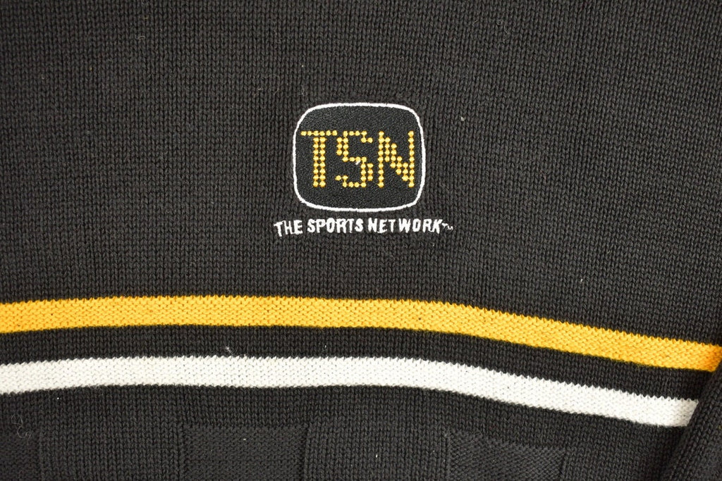 Vintage 1990s TSN Sports Network Knit Sweatshirt  90s Crewneck  Made In Canada  Essential  Streetwear  90s Television  Crewneck