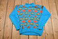 Vintage Knitted Geometric Design Sweater