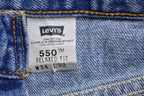 Vintage 1990s Levi's 550 Red Tab Denim Jeans Size 32 x 31