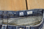 Vintage Deadstock Y2K Miss Me Bedazzled Low Rise Jeans Women's Size 26x31